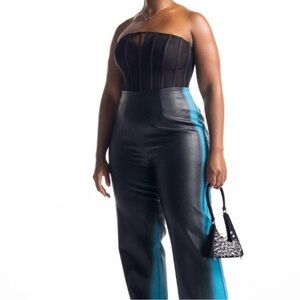 Hanifa Aniya Black Corset Top